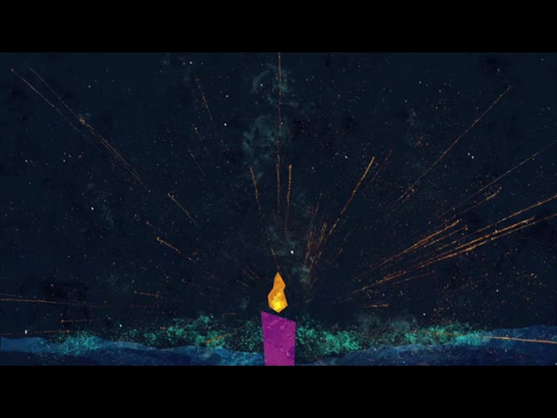 SILENT NIGHT ADVENT CANDLE 02