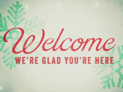 SNOW LIGHT CHRISTMAS WELCOME