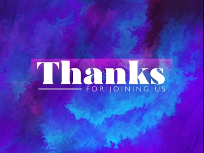 SPRING PAINT THANKS FOR JOINING US