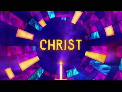 STAINED GLASS CHRISTMAS ADVENT CHRIST