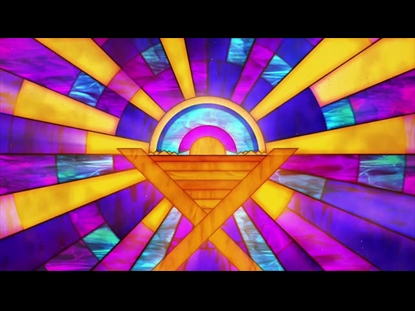 STAINED GLASS CHRISTMAS CHRISTMAS MANGER