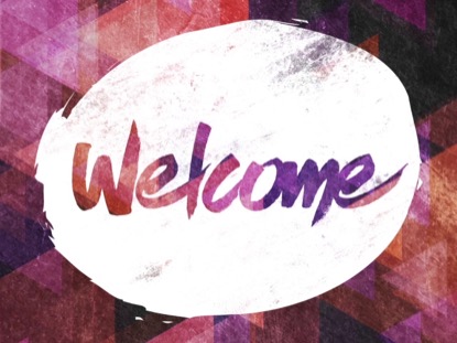 TEXTURED TRIANGLES WELCOME