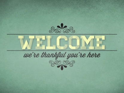 Thankful Welcome Vintage 01 Centerline New Media WorshipHouse Media