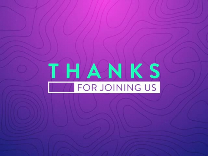 TOPO LINES THANKS FOR JOINING US