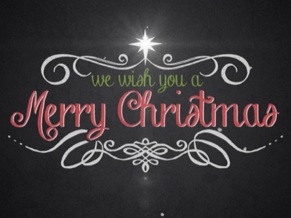 VINTAGE CHRISTMAS EVE MERRY CHRISTMAS