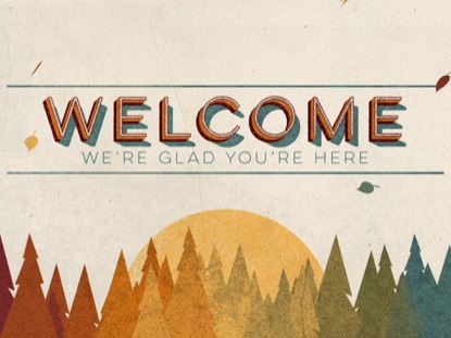 Vintage Fall Welcome Centerline New Media WorshipHouse Media