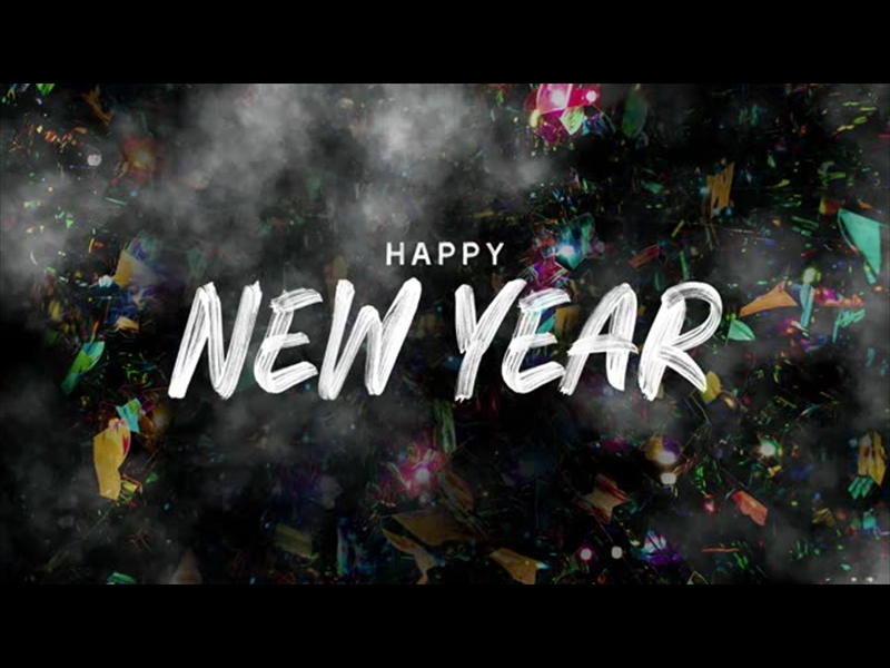 Vivid Light Happy New Year Centerline New Media Playback Media Store