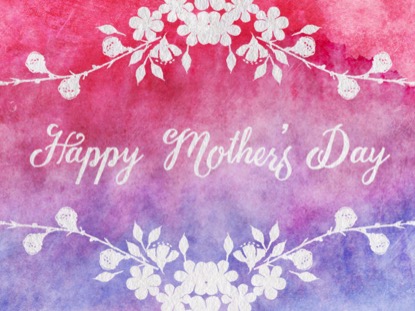 WATERCOLOR CARD HAPPY MOTHER'S DAY
