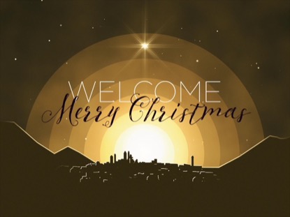 WINTER NIGHT BETHLEHEM WELCOME