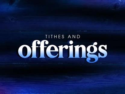 WOODEN GRADIENTS TITHES AND OFFERINGS