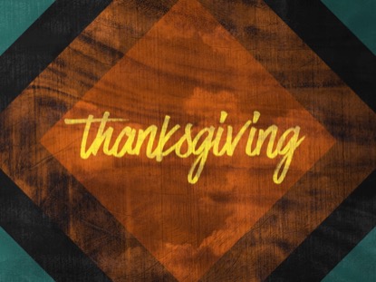 WOODGRAIN CLOUDS THANKSGIVING