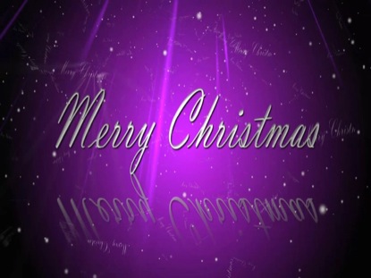 Merry Christmas Purple | CORVIDEO | WorshipHouse Media