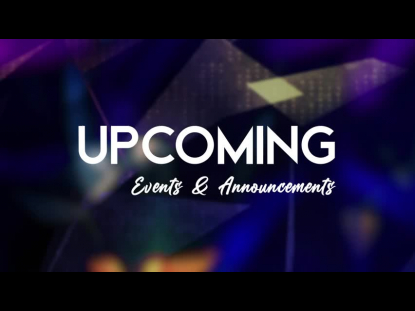 WELCOME REFLECTIONS ANNOUNCEMENTS MOTION