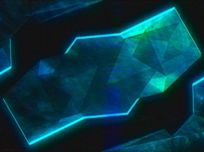 BLUE POWER FRAME RETRO