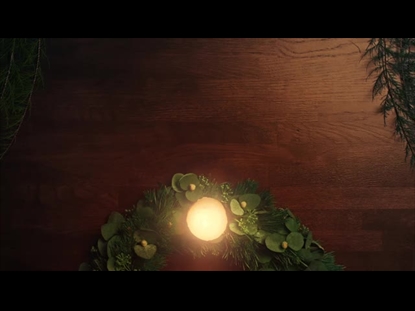 CHRISTMAS CANDLES ONE CANDLE BOTTOM