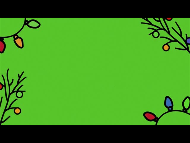 CHRISTMAS TIME IS HERE: GREEN PLAIN