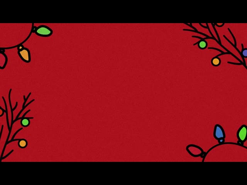 CHRISTMAS TIME IS HERE: RED PLAIN