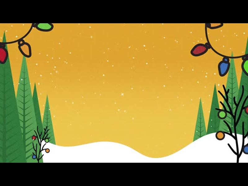 CHRISTMAS TIME IS HERE: YELLOW SCENIC