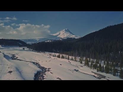 DISTANT SNOWY MOUNTAIN