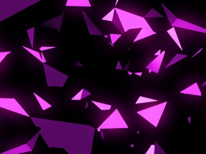 PINK SPACE TRIANGLES