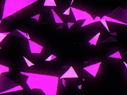 PINK SPACE TRIANGLES RETRO