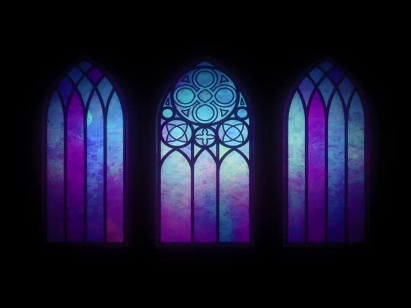 SACRED GLASS 2: PURPLE LEAVES