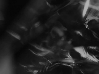 SCULPTED GLASS BW ABSTRACT SHAPES