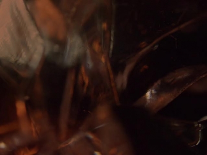 SCULPTED GLASS EARTHY BROWN