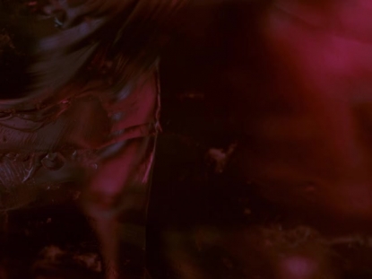 SCULPTED GLASS PURPLISH RED SOFT