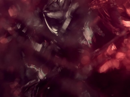 SCULPTED GLASS WARM RED