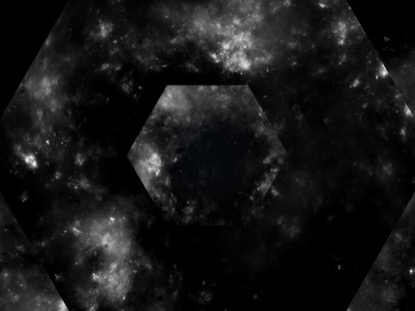 SPACE TWISTER BW HEXAGON
