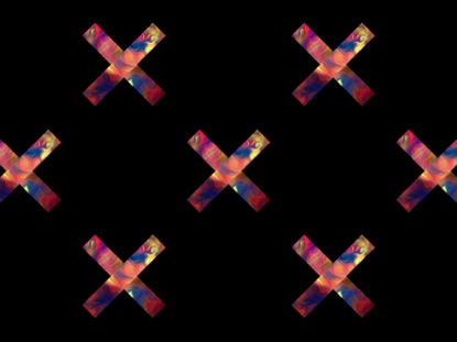 SPINNING RAINBOW CROSSES