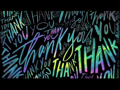 THANK YOU IRIDESCENT