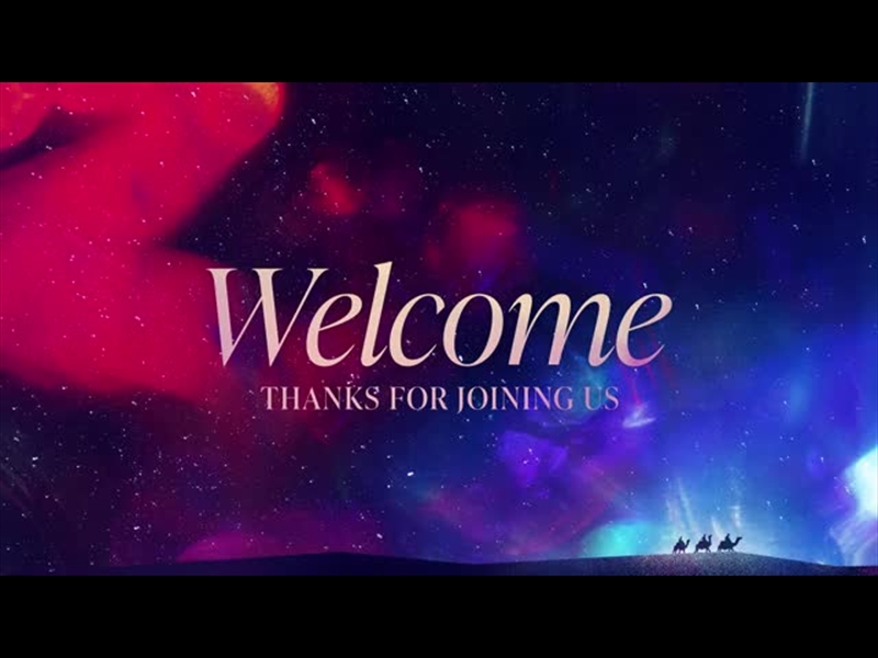 THE GREATEST STORY EVER TOLD: WELCOME