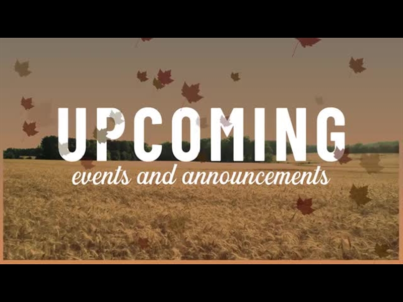 HARVEST MOTION UPCOMING MOTION