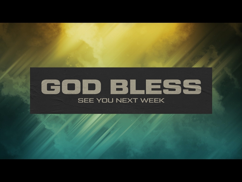 THROUGH THE CLOUDS GOD BLESS