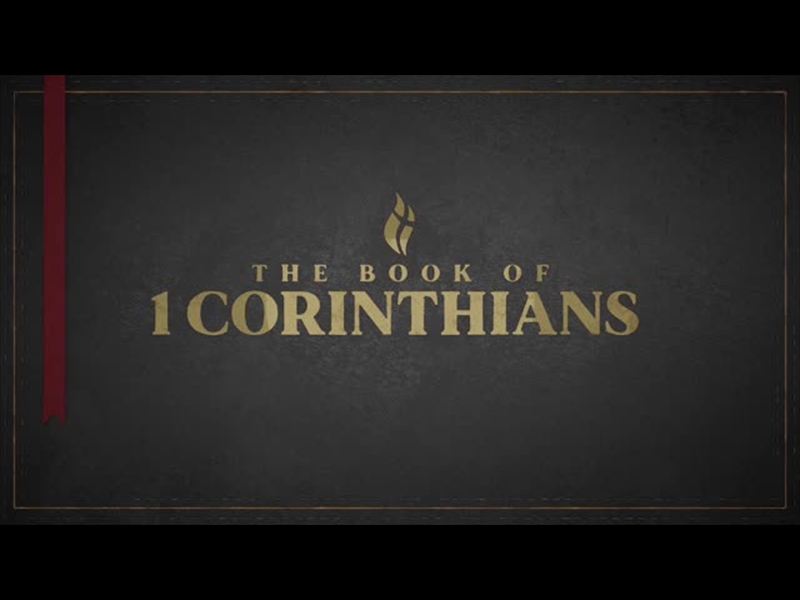 1 CORINTHIANS - BLACK