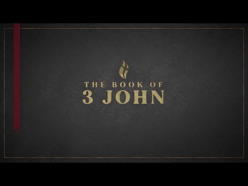 3 JOHN - BLACK