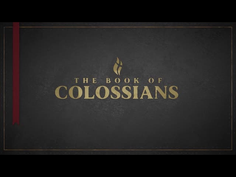 COLOSSIANS - BLACK