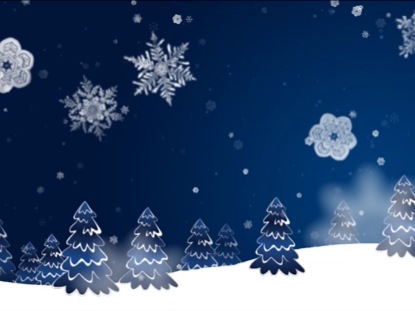 BLUE MERRY CHRISTMAS MOTION