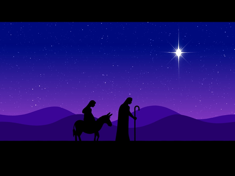 Christmas Motion Background - Mary And Joseph | Church Fuel