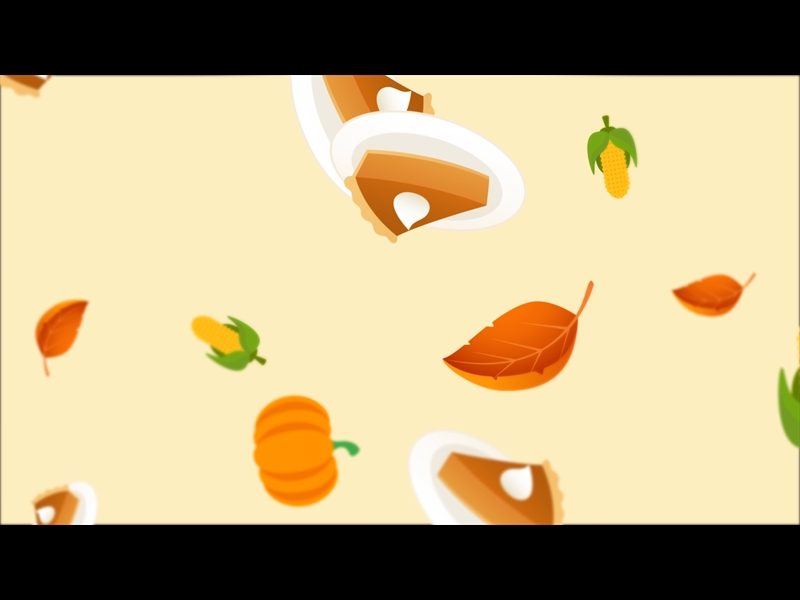 MOTION BACKGROUND: THANKSGIVING LEAVES