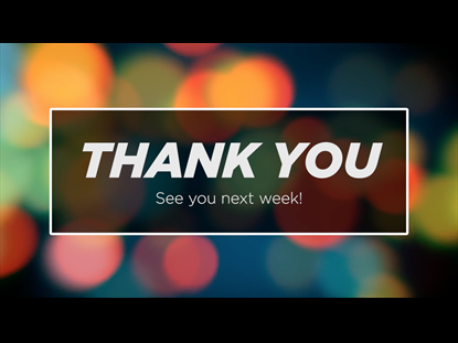 THANK YOU MOTION BACKGROUND - ABSTRACT FLOATING CIRCLES