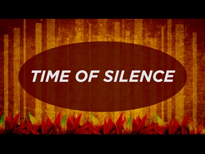 THANKSGIVING - TIME OF SILENCE MOTION BACKGROUND