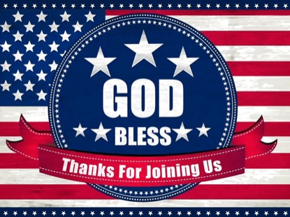 PATRIOTIC GOD BLESS LOOP