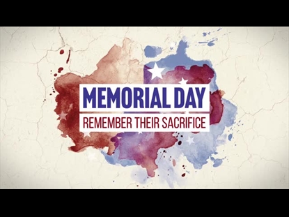 TODAY AND EVERY DAY: MEMORIAL DAY TITLE SLIDE