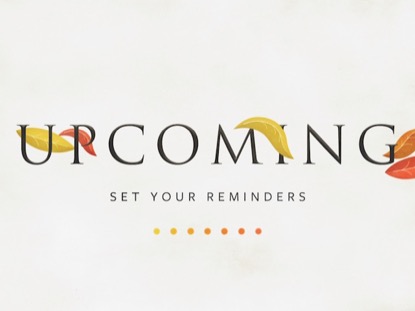 FLOWING LEAVES UPCOMING