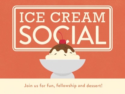 ICE CREAM SOCIAL