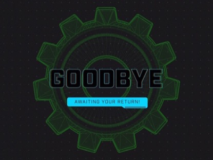 RETRO WIREFRAME GOODBYE