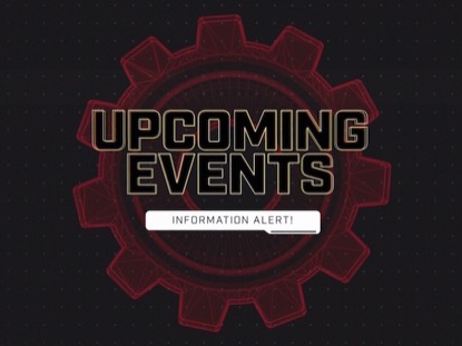 RETRO WIREFRAME UPCOMING EVENTS